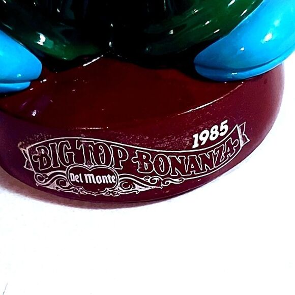 VINTAGE 1985 DEL Monte Clown Big Top Bonanza 7" Promotional Bank - Picture 5 of 7